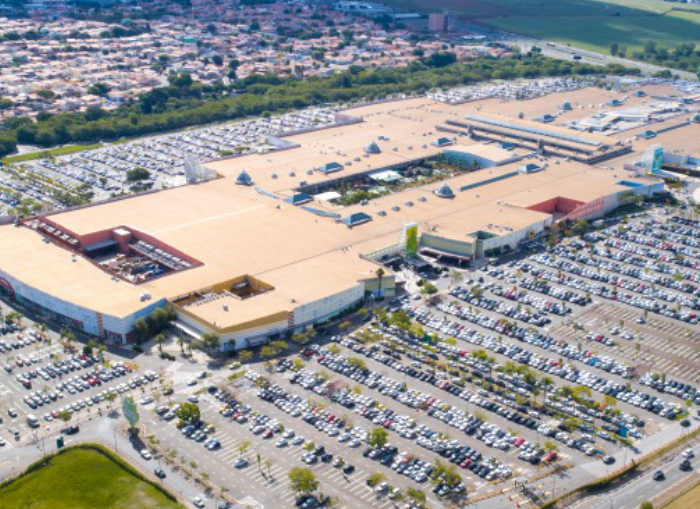 Cliente Aliansce Sonae  Obra parque Dom Pedro Shopping Campinas  Restauração e pintura das fachadas 36 mil m²